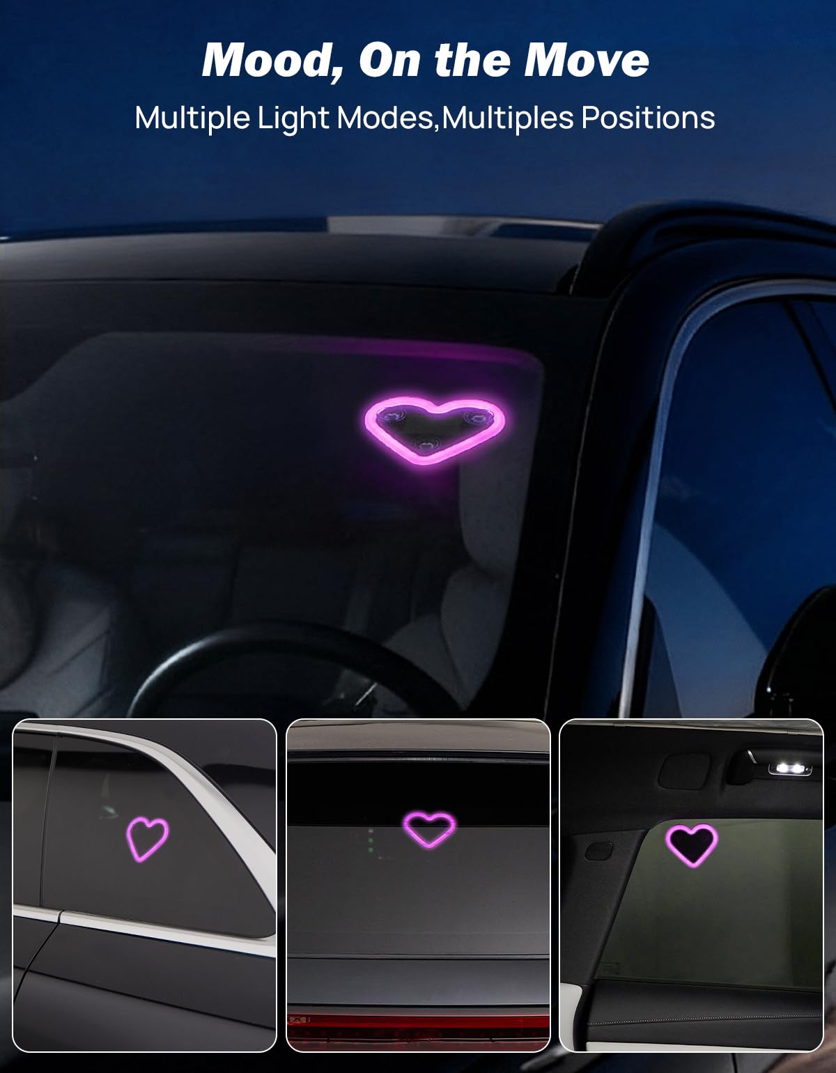 JOYTUTUS heart light beside bed creating romantic pink bedroom atmosphere