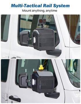 JOYTUTUS ball joint rotation detail showing 360-degree adjustability for precise aim