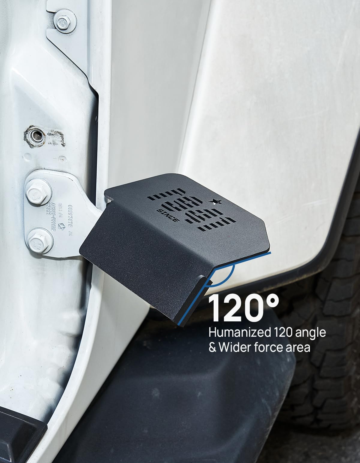 JOYTUTUS rubber boot protecting door paint while cushioning the hinge contact