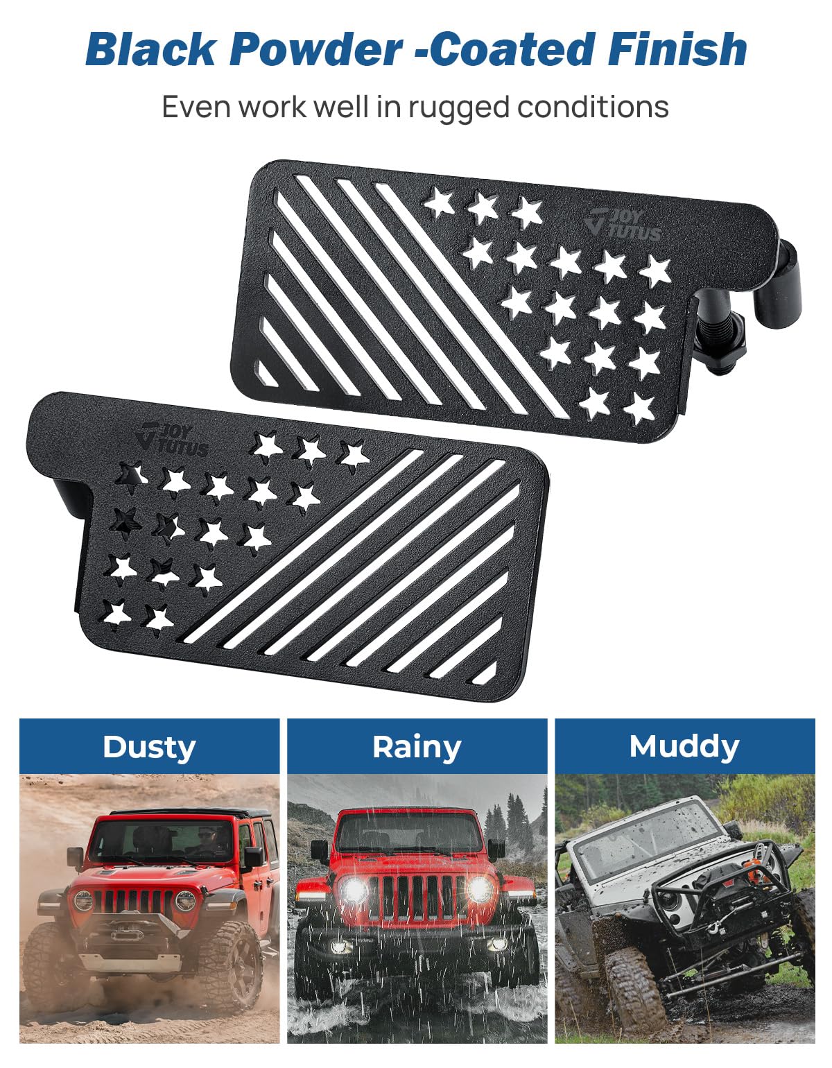 JOYTUTUS rubber boot detail protecting Jeep door paint from scratches