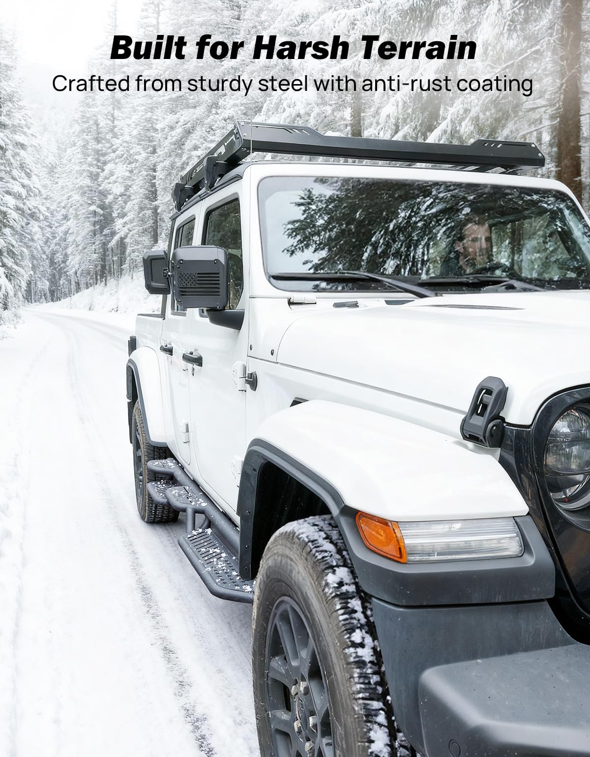 JOYTUTUS dual-step detail illustrating two-tier access for roof and bed