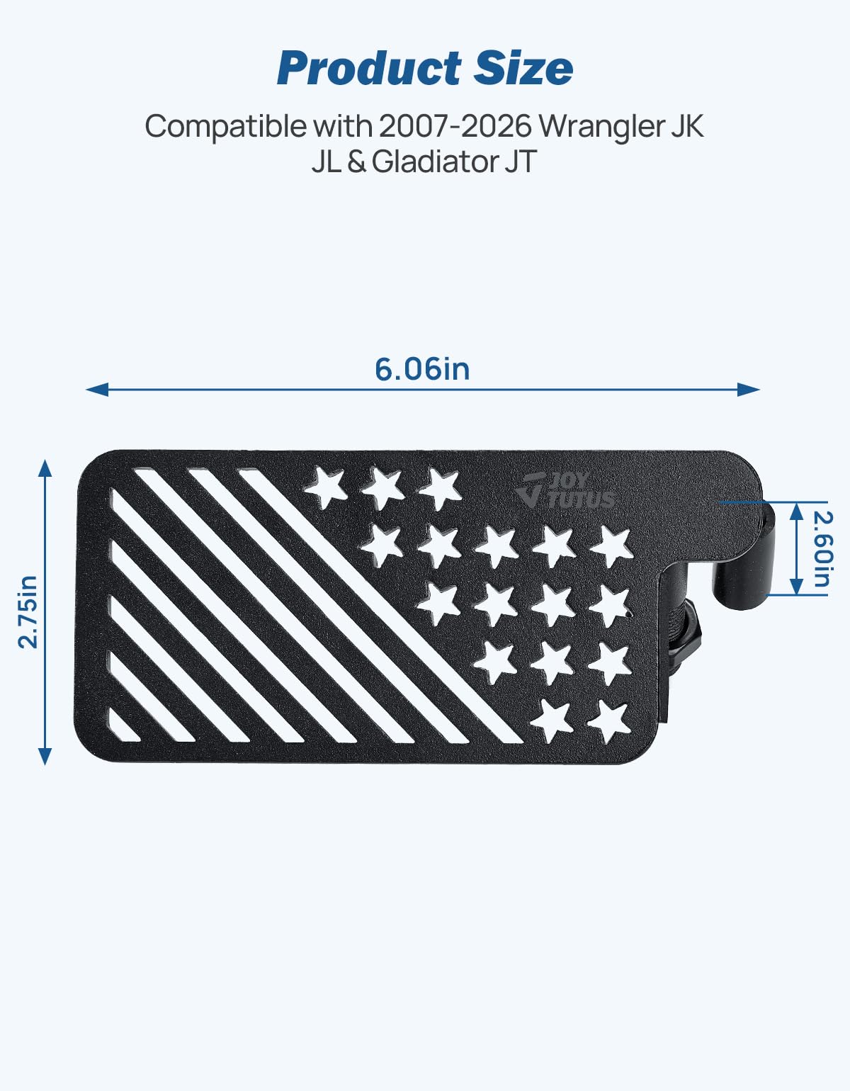 JOYTUTUS peg next to hand for scale showing compact size and strong construction