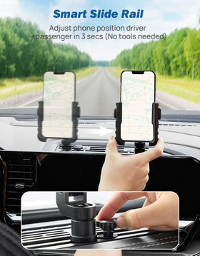 JOYTUTUS semi-wrap clip holding phone without blocking camera for clear recording