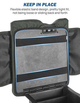 JOYTUTUS side pocket detail holding phone and sunglasses for convenience