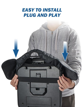 JOYTUTUS side pockets holding phone and keys for quick access