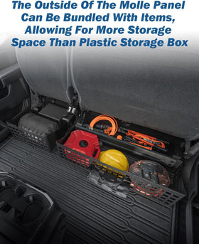 JOYTUTUS side profile installed under seat illustrating secure, integrated fit benefit