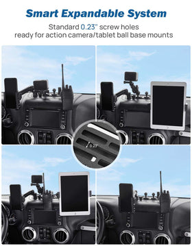 JOYTUTUS side profile of semi-wrap clip protecting phone camera while gripping securely
