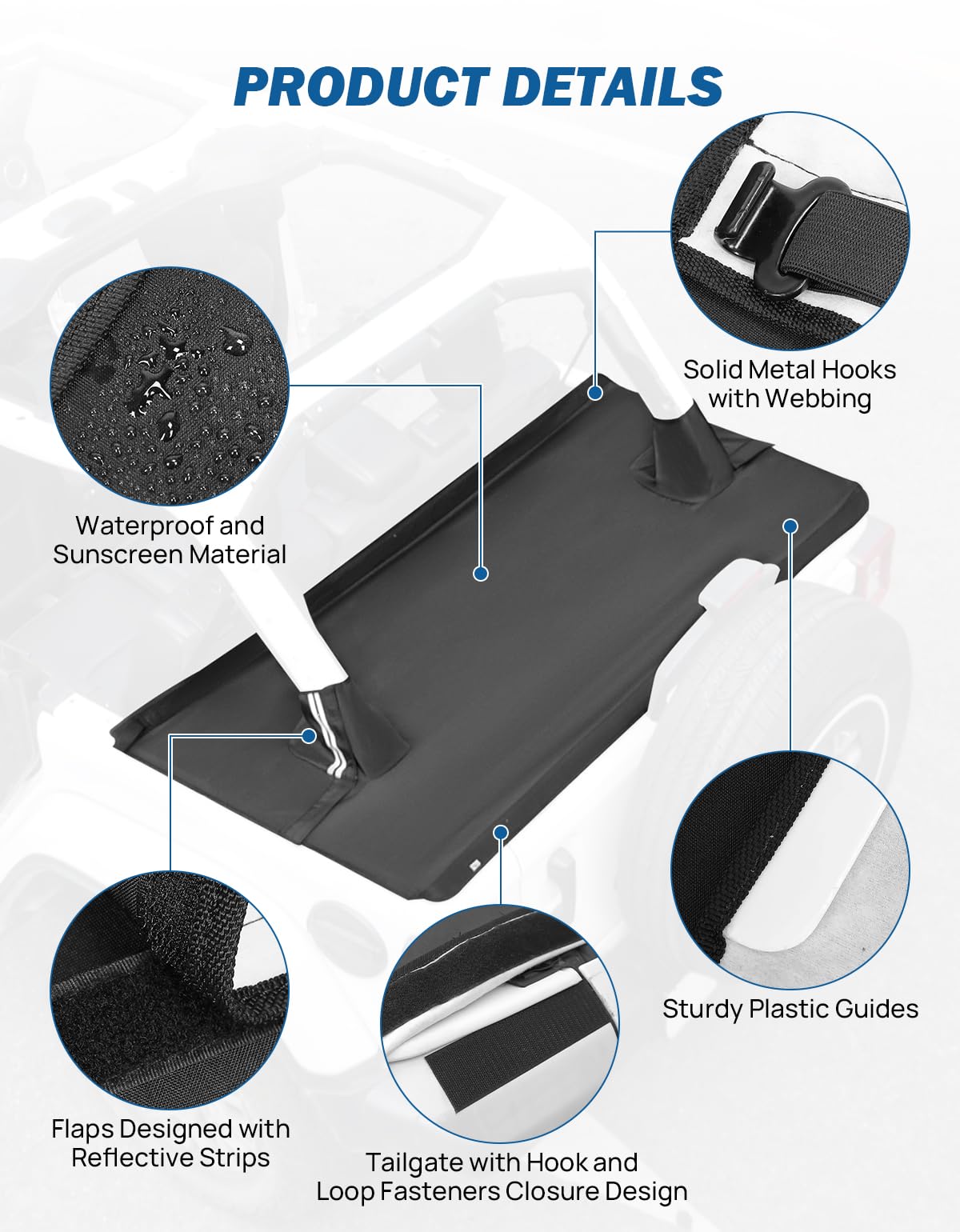 JOYTUTUS plastic tub rail insert showing stable edge fit and strength