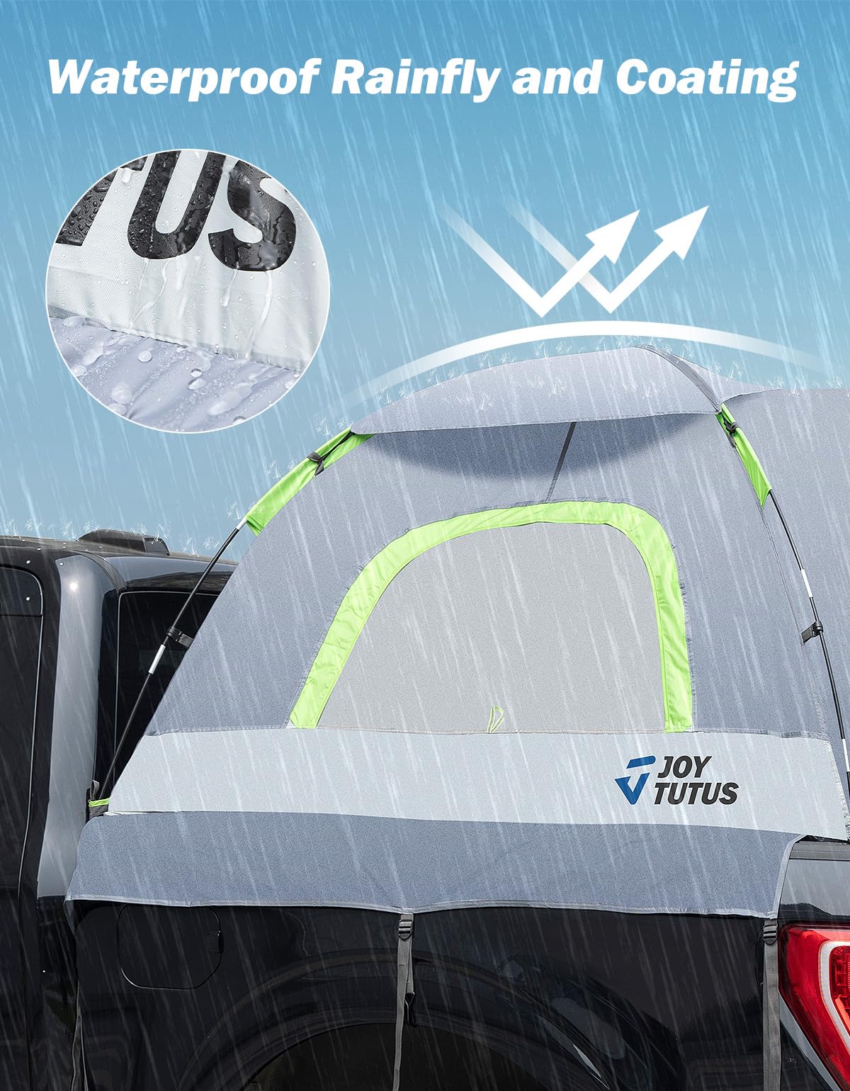 JOYTUTUS open side window showing airflow and insect protection benefit