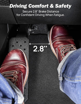 JOYTUTUS pedal size and brake clearance comparison for safe pedal operation