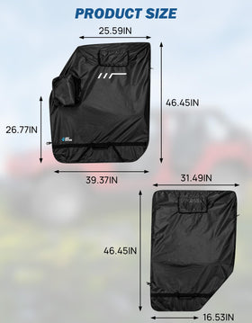 JOYTUTUS bag beside person for scale showing fit and handling ease