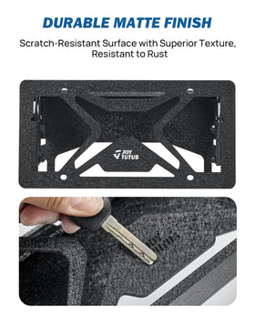 JOYTUTUS bracket beside a 10 inch hawse fairlead showing correct scale