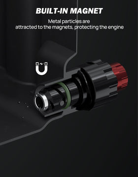 JOYTUTUS valve next to a coin for size scale confirming compact fitment