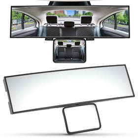 JOYTUTUS mirror held by hand to show 11-inch scale and easy handling