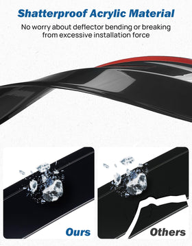 JOYTUTUS visor next to ruler showing dimensions and accurate fitment scale