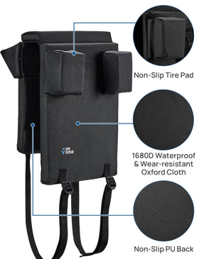 JOYTUTUS pad installed on F150 tailgate protecting paint and preserving camera view