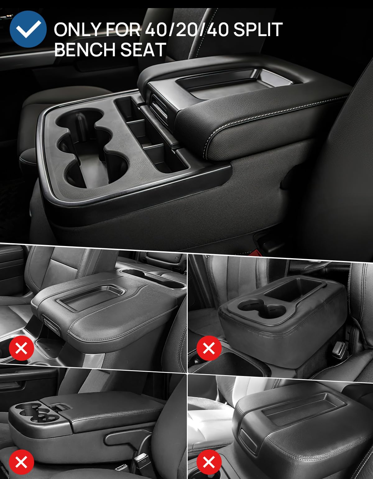 JOYTUTUS top-down shot of armrest cover showing full top coverage