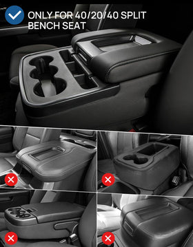 JOYTUTUS top-down shot of armrest cover showing full top coverage