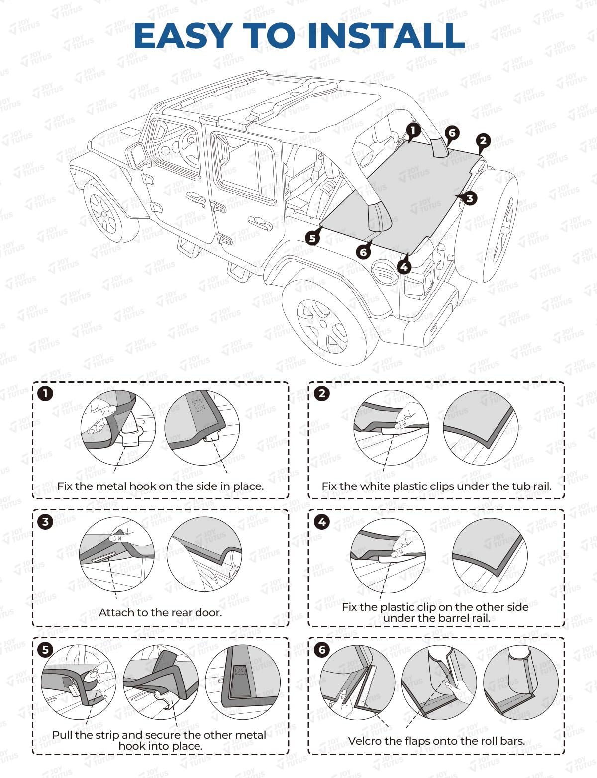 JOYTUTUS tub rail insert close-up demonstrating snug fit and edge stability