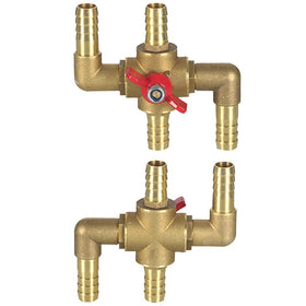 Joywayus valve beside ruler for scale demonstrating compact size and easy replacement fit
