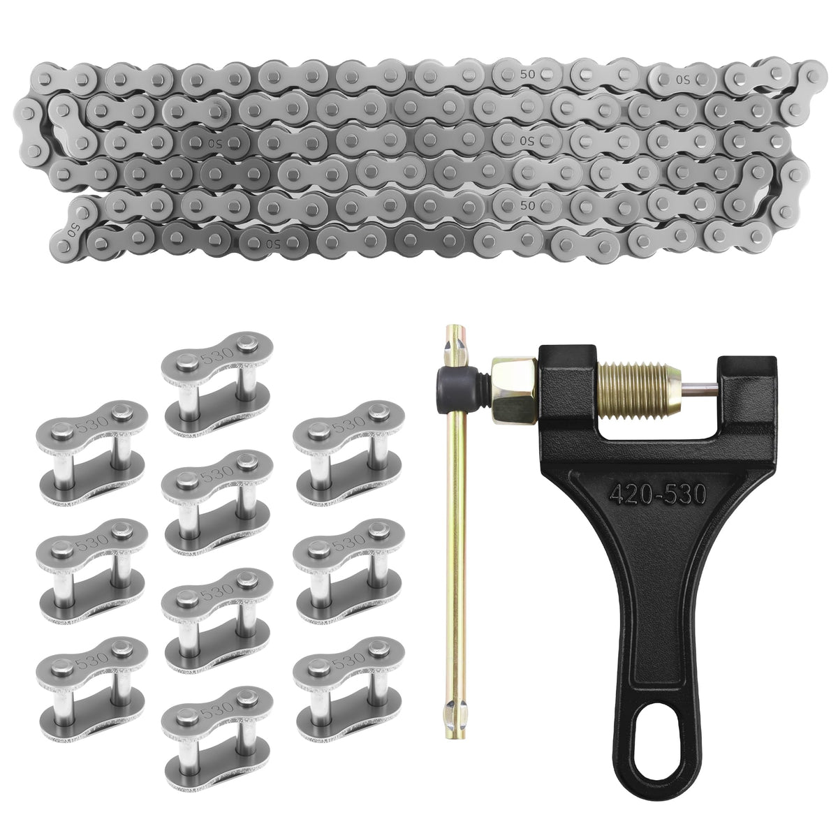 JOYYANGFANG front packaging showing chain and included breaker kit benefits fitment