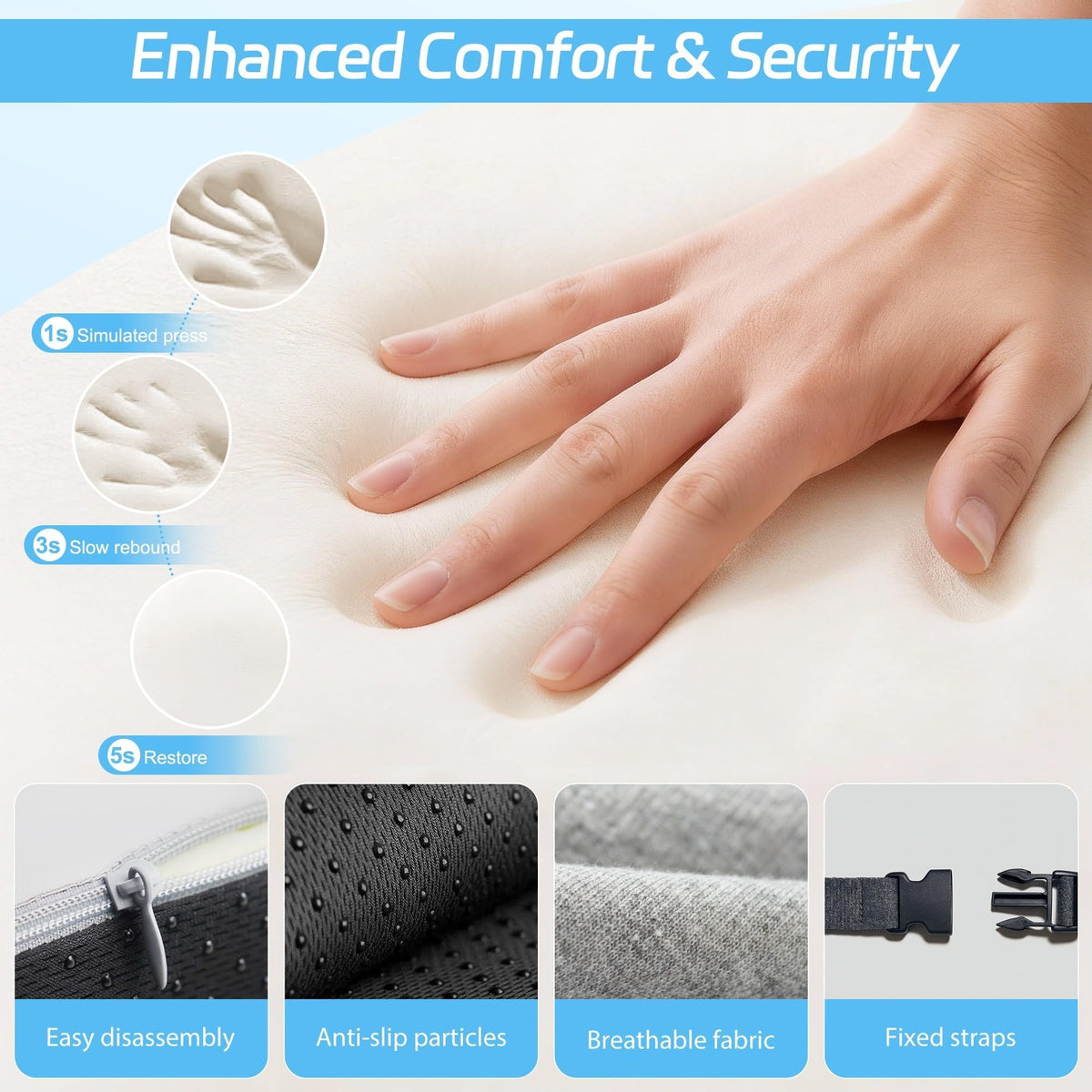 jpinlr installed in a truck seat providing consistent comfort on long drives