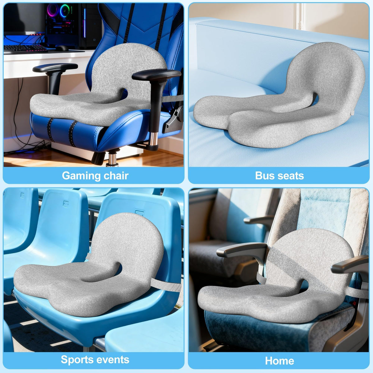 jpinlr lifestyle scene of a driver using cushion for sustained driving comfort