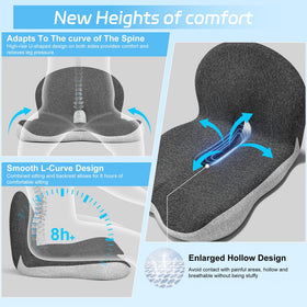 jpinlr cushion on office chair enhancing posture and all-day comfort