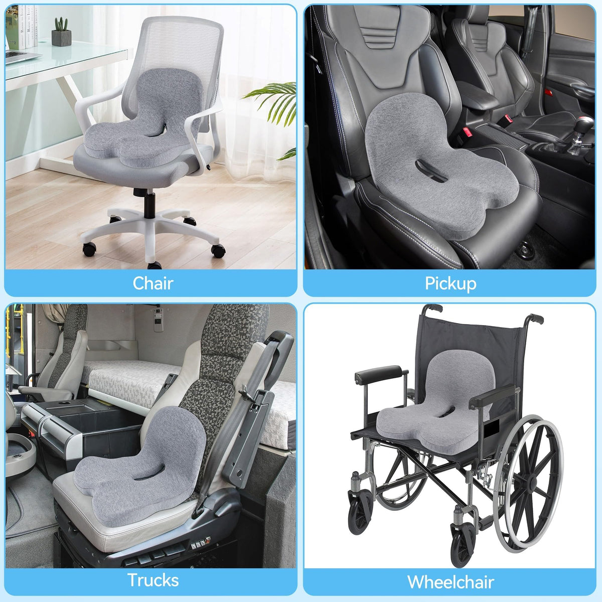 jpinlr placed on an office chair improving posture during desk work