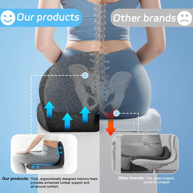 jpinlr cushion installed in a truck seat for reduced pressure on long drives