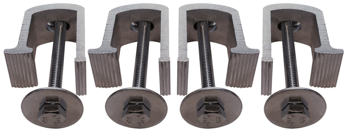 JQuad detail of nyloc nut and large washer ensuring secure vibration resistance