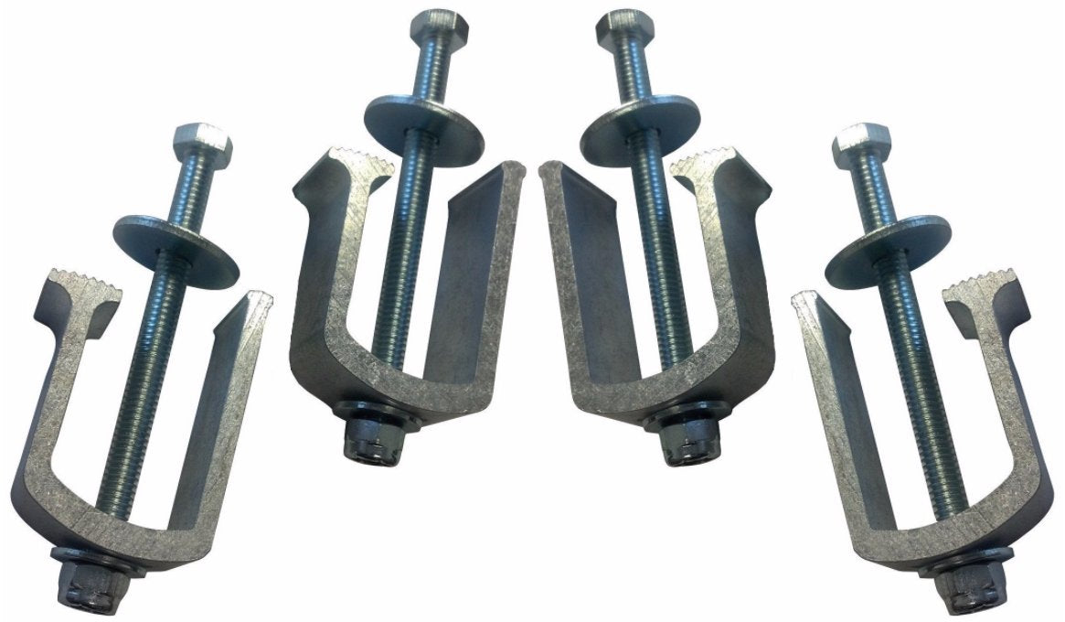 JQuad clamp mounted on truck toolbox demonstrating no-drill installation benefit