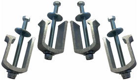 JQuad clamp mounted on truck toolbox demonstrating no-drill installation benefit