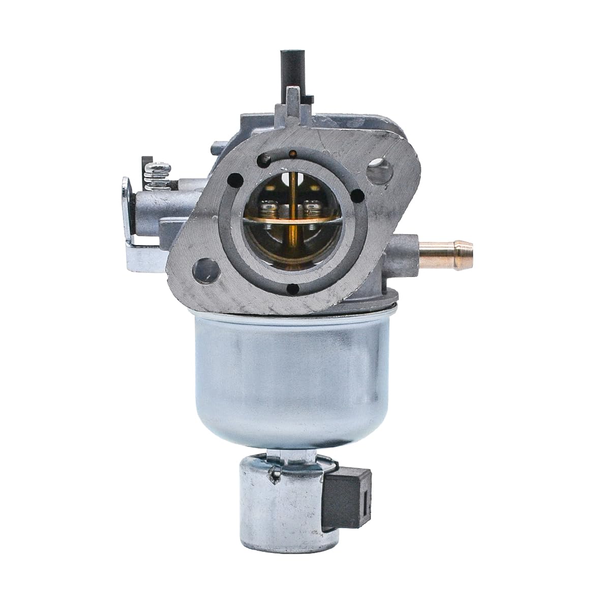 JRbuid carburetor side view showing mounting ports and easy bolt alignment