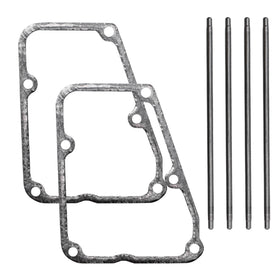 JRbuid front view of packaged push rods and gaskets showing included parts and labeling