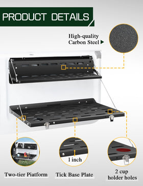 JROAD included hardware and mounting kit for simple bolt-on installation