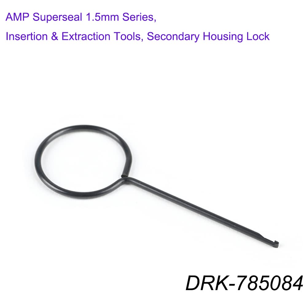 JRready 785084 AMP Superseal tool close view highlighting tip for secondary lock release