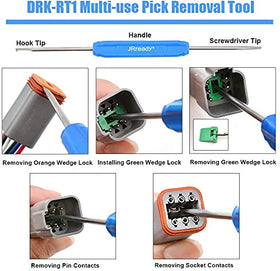 JRready DRK-RT1 removal tool pictured extracting a contact for faster, safer repairs
