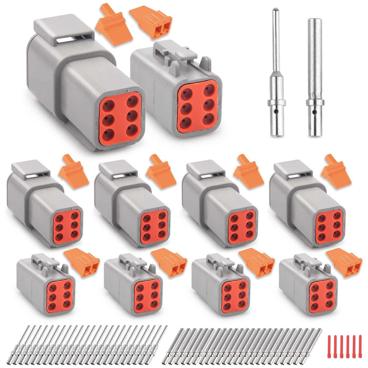 JRready 6-pin DTM front packaging showing kit contents and durability