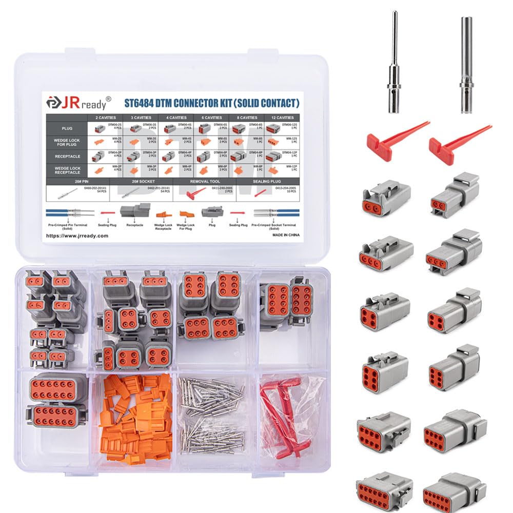 JRready kit front packaging showing all DTM components and quick identification benefit