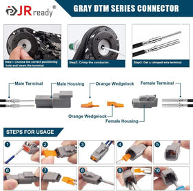 JRready product label and part numbers showing kit identification for easy inventorying
