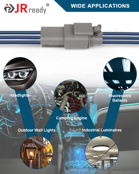 JRready connector used on boat wiring showing corrosion protection
