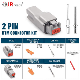 JRready close-up of size-20 solid contact showing crimp surface for reliable conductivity