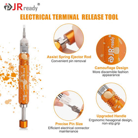 JRready ergonomic aluminum handle offering better grip and comfort