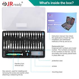 JRready in-hands using depinning tool to remove connector terminal without damage