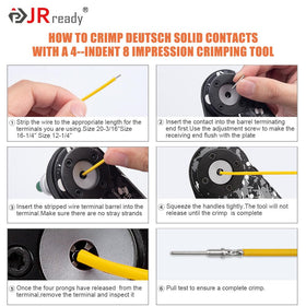 JRready installed DTM connector on vehicle harness demonstrating waterproof connection