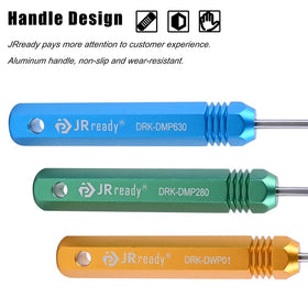 JRready tools size comparison with ruler to show compactness and portability advantage