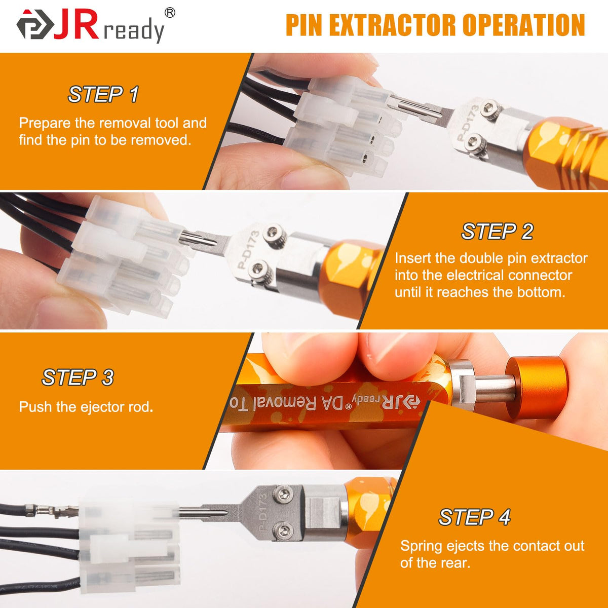JRready size comparison next to a screwdriver showing compact, portable tool