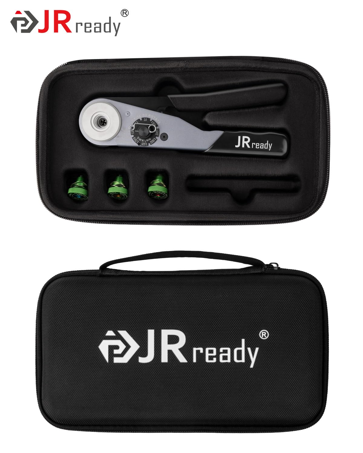 JRready on a workbench with cables showing professional workshop application