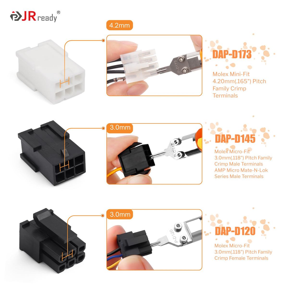 JRready detailed alloy tip image highlighting strength and non-damaging finish